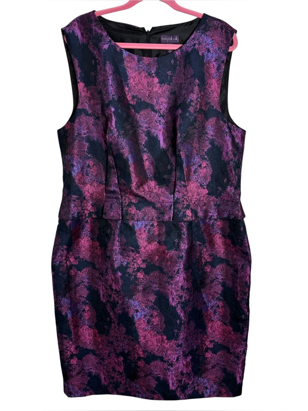 Long Tall Sally Cocktail‎ Dress Size 16 Tall Plus Purple Occasion